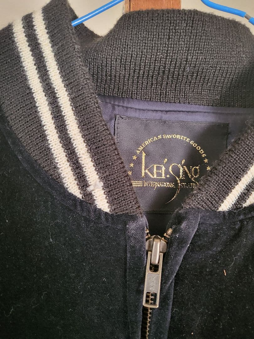 KEL'SINGO スカジャン ブラック トランプデザイン