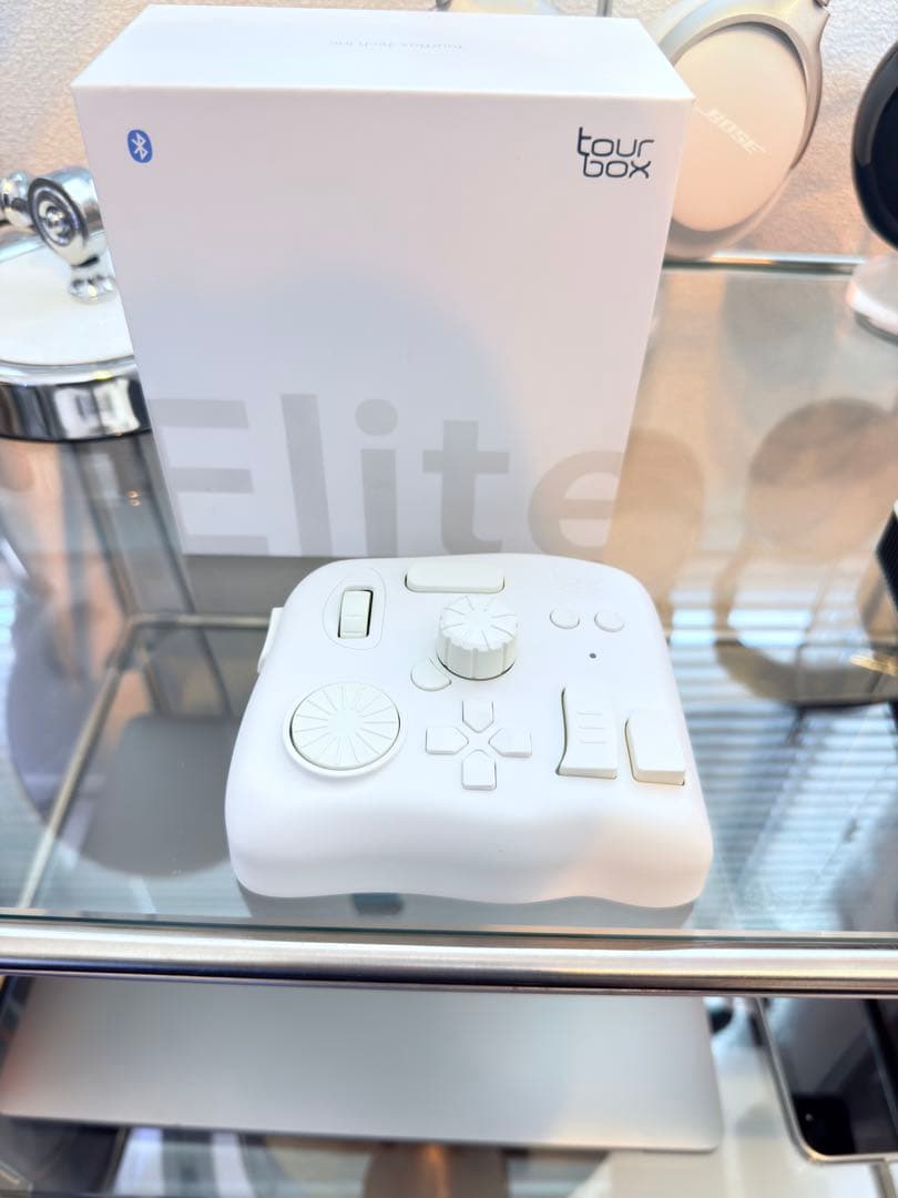 【超美品】TourBoxElite アイボリーホワイト フラッグシップモデル