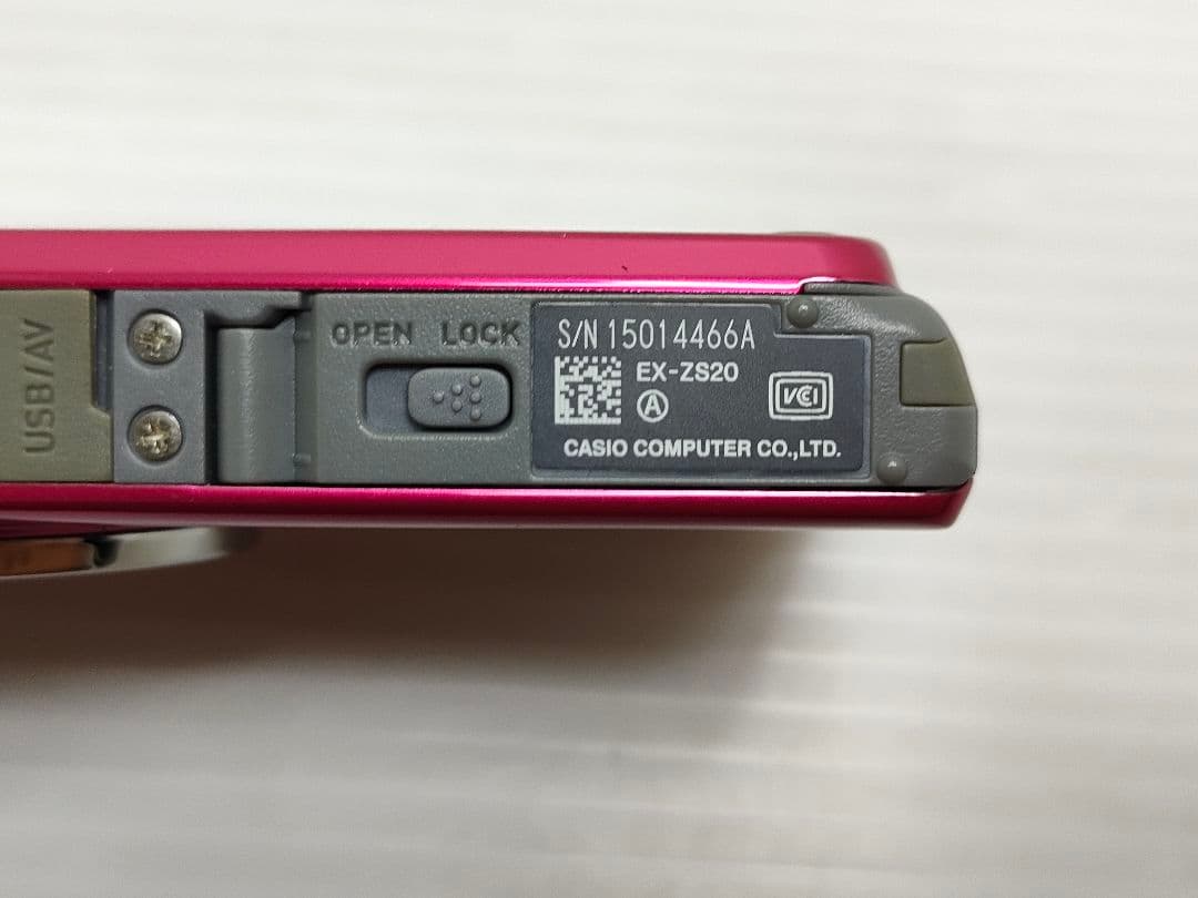 【即日匿名配送】CASIO EXILIM EX-ZS20 ピンク