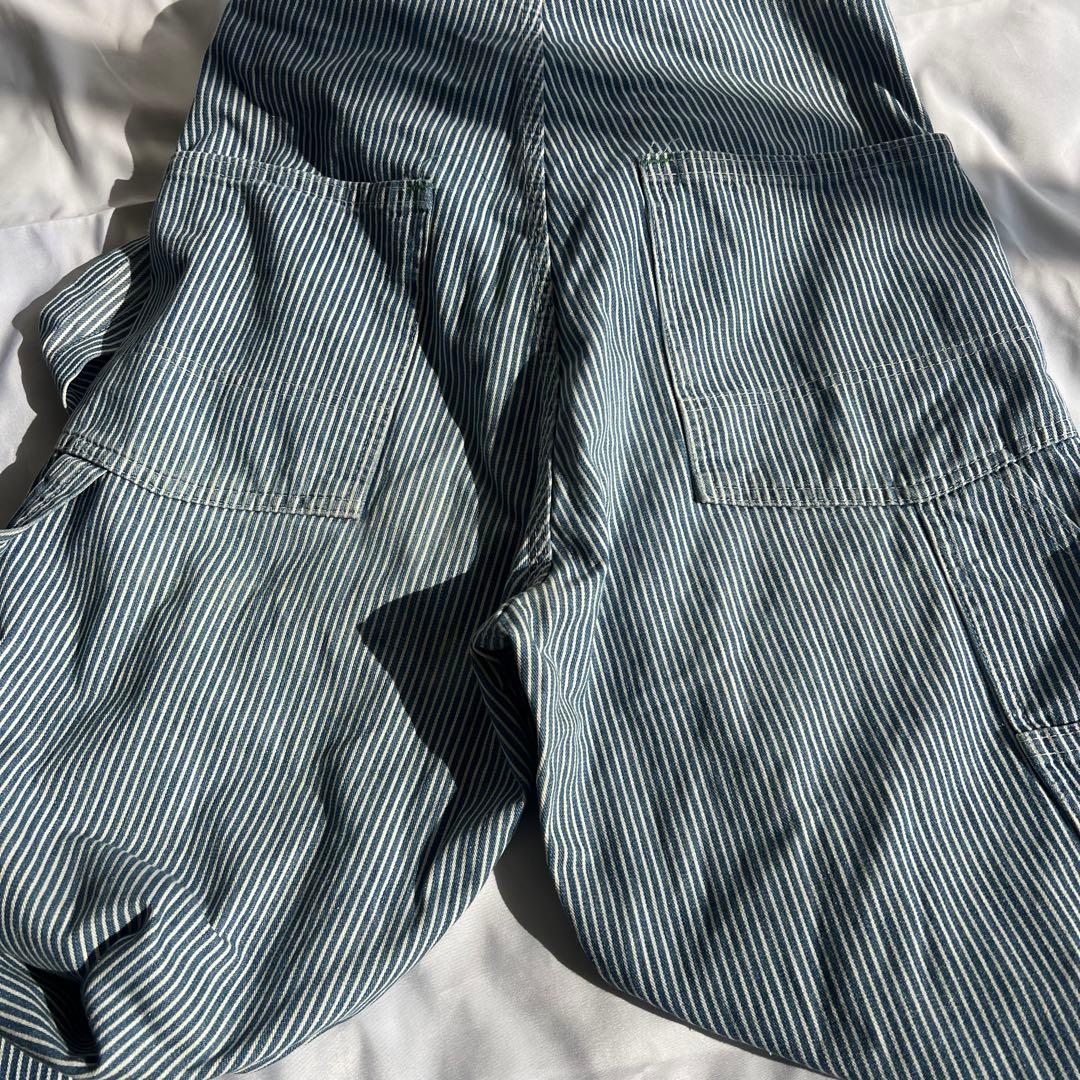 【80s】OSHKOSH B'GOSHヒッコリーオーバーオール