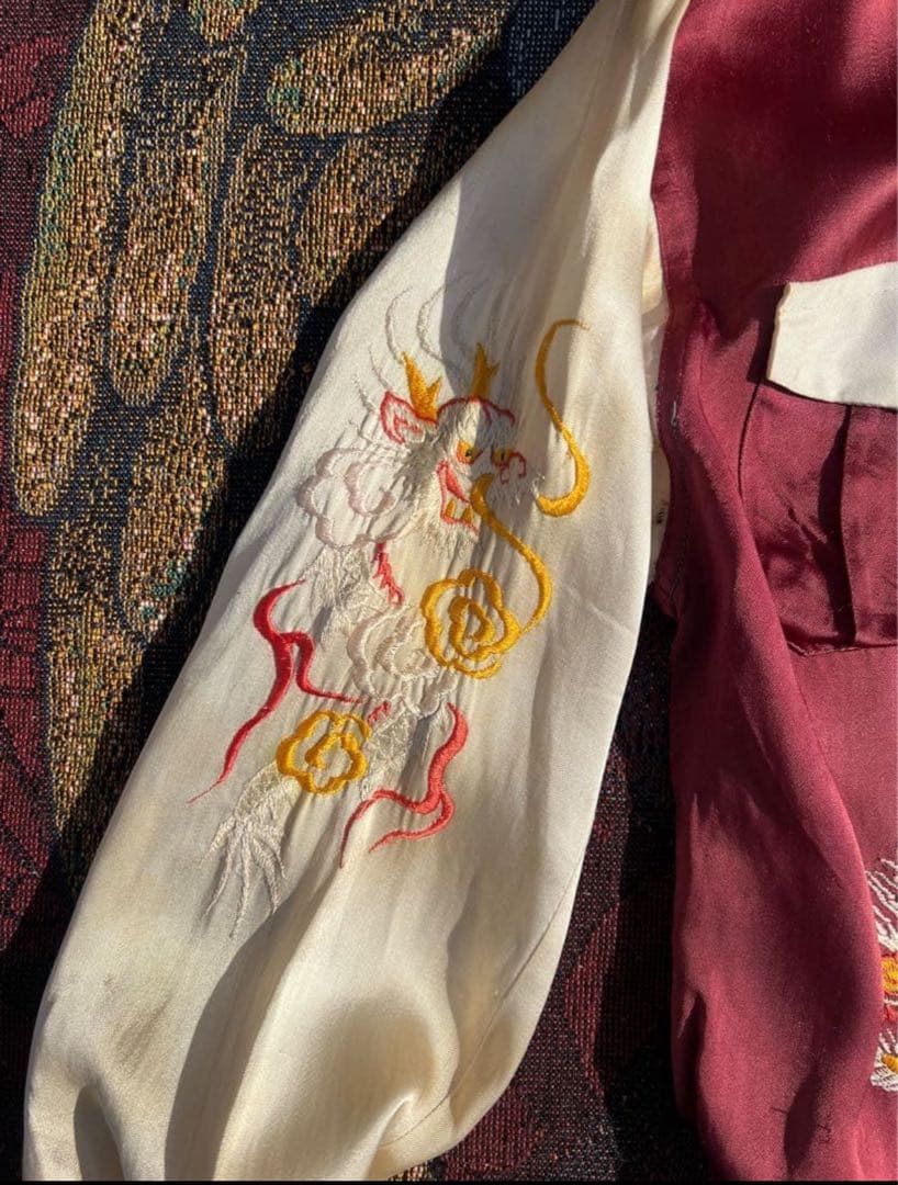 あ*あ様 40s 50s souvenir shirt スカシャツ 2tone