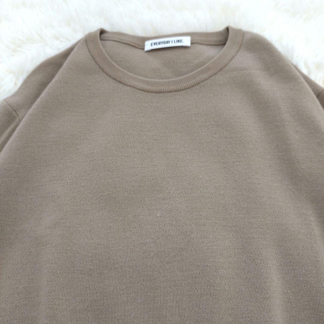 エブリデイアイライク クルーネックプルオーバー ニット ウール