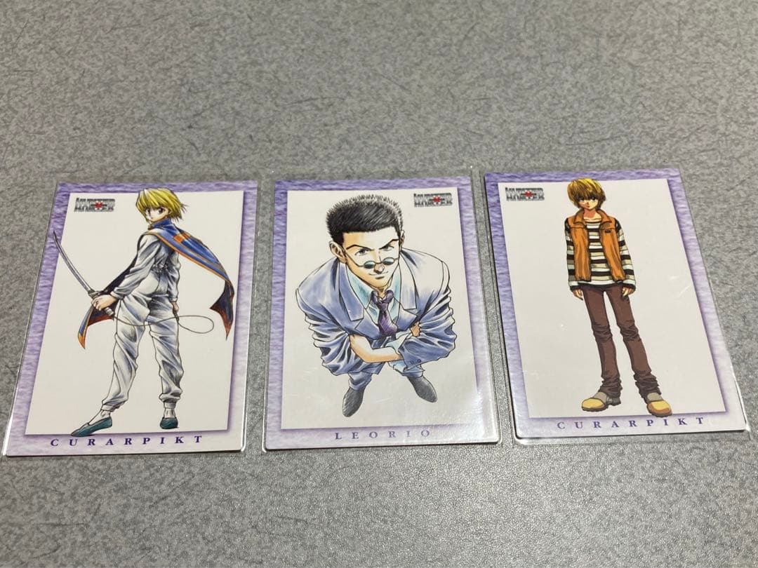 HUNTER×HUNTER カードダスマスターズ クラピカ・レオリオ3枚セット