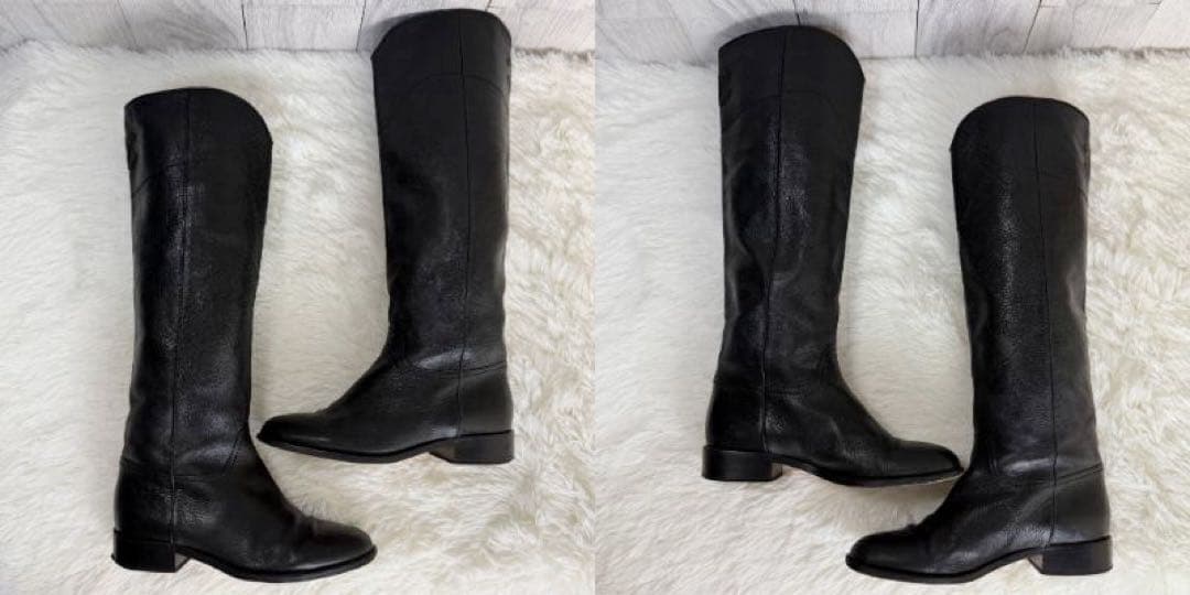 人気♡39♡25cm♡CHANEL シャネル ココマーク ロングブーツ COCO