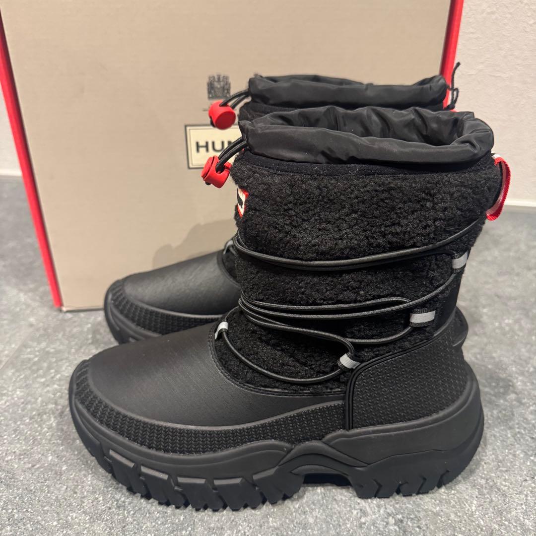 [新品]箱付きハンター HUNTER スノーブーツ 定価3万23cm UK4防水