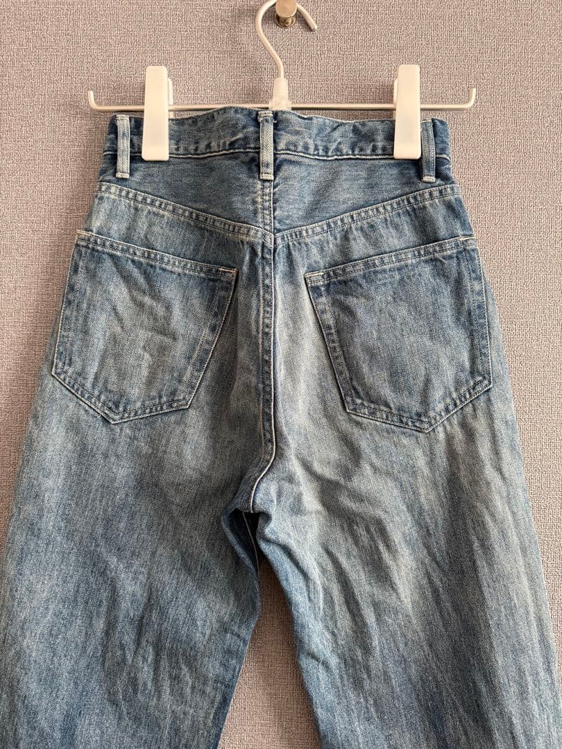 パンツ SELVEDGE FADED LIGHT DENIM NARROW PANTS