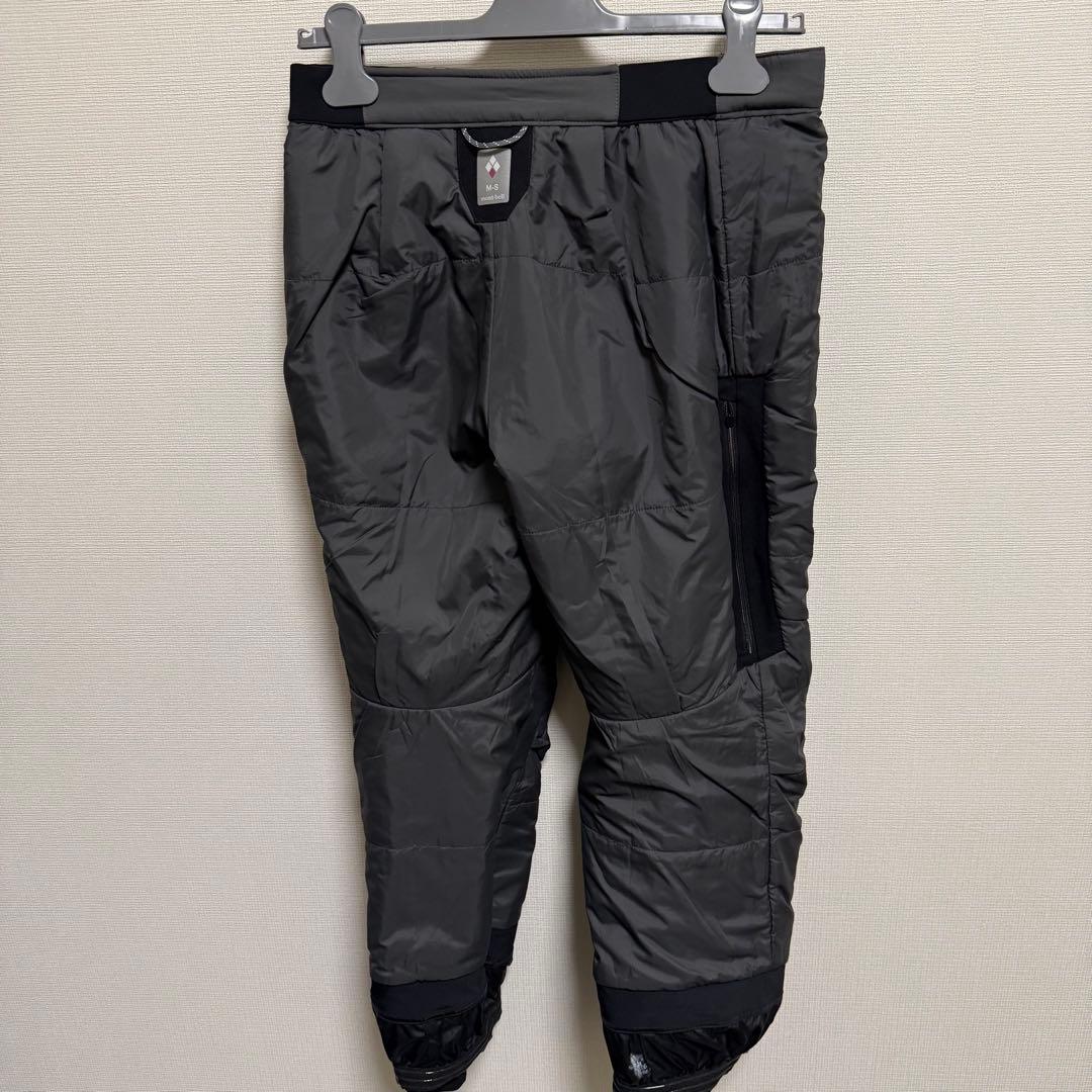 美品　モンベル ドライテックインシュレーテッドパンツ レディース M-Sブラック