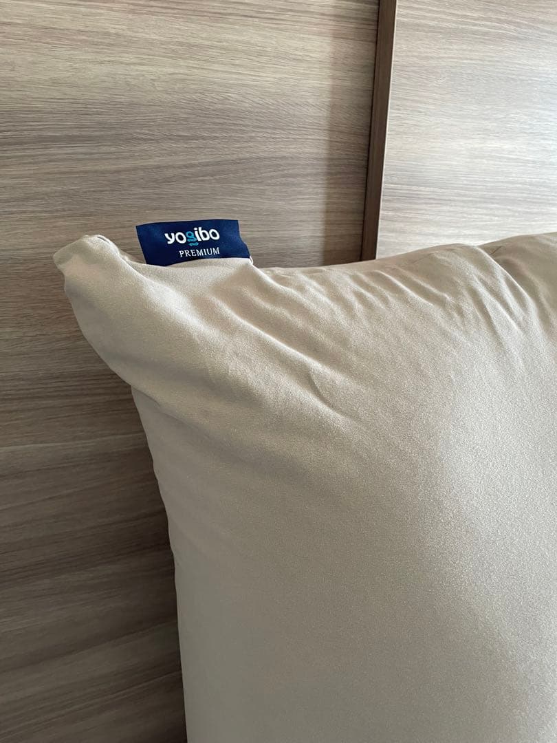 yoibo プレミアム ビーズクッション ライトグレー