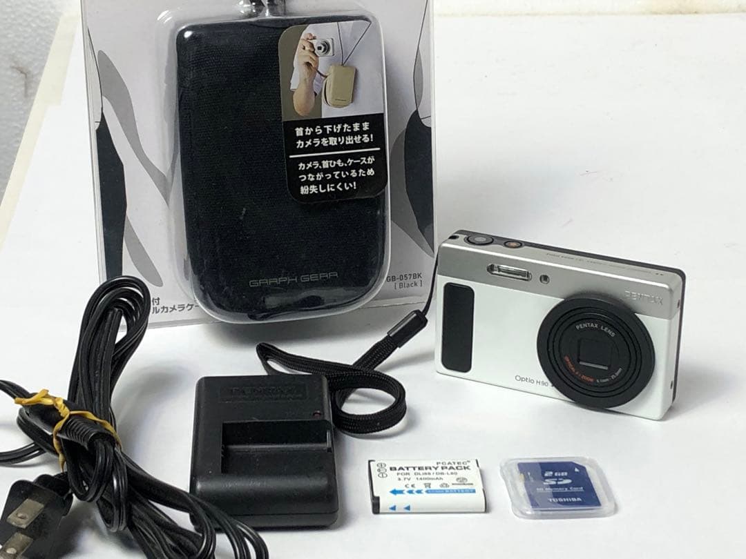 すぐに撮影OK PENTAX Optio H90 デジタルカメラ 難あり 動作品