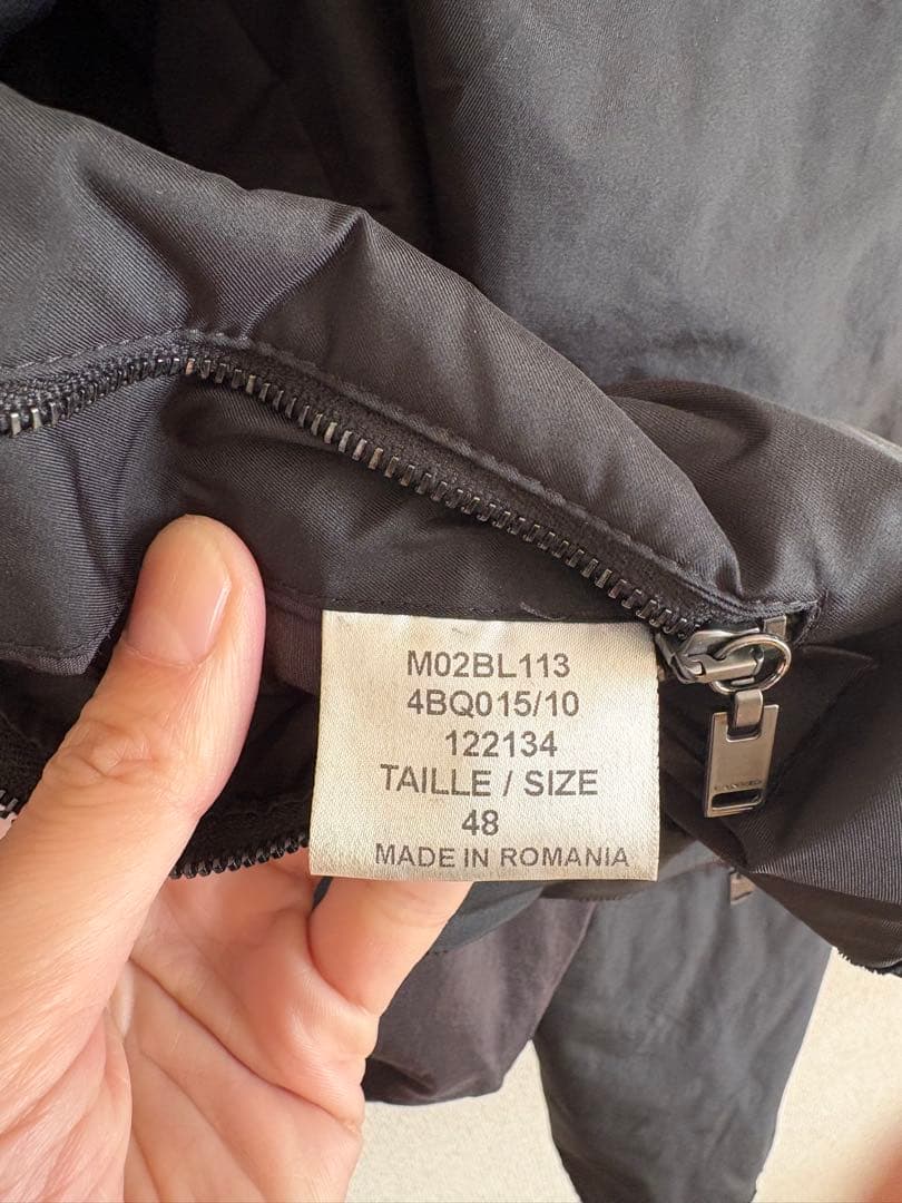 LANVIN ランバン　ルカ期　中綿ブルゾン　ブラック　48