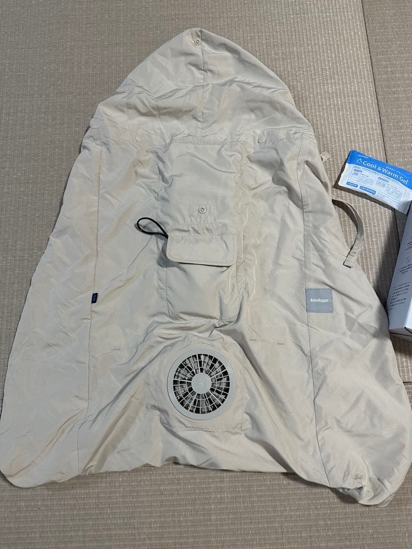 2025 空調ベビーケープ　ベビーホッパー　保冷ジェル付き