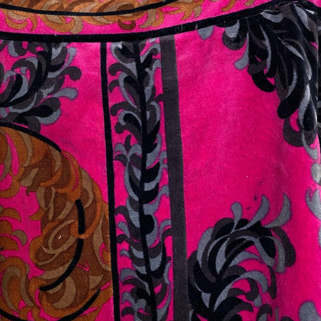 70s EMILIO PUCCI ベロアロングスカート イタリア VINTAGE