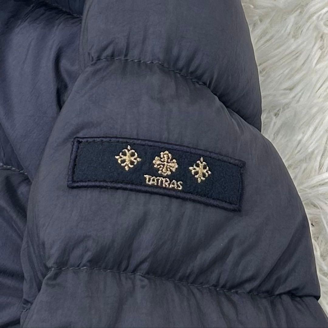 タトラス SABRINA ダウン ジャケット コート Aライン ネイビー 01