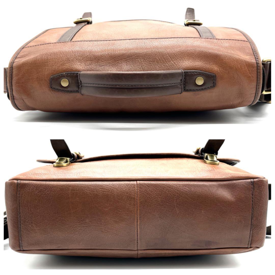 FOSSIL フォッシル オールレザー ショルダーバッグ メッセンジャーバッグ