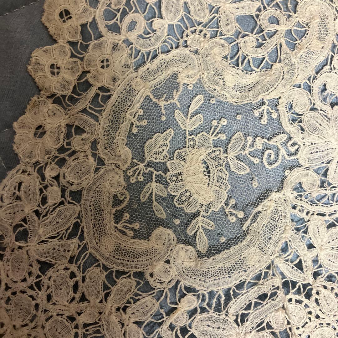 フランスアンティークレースの襟