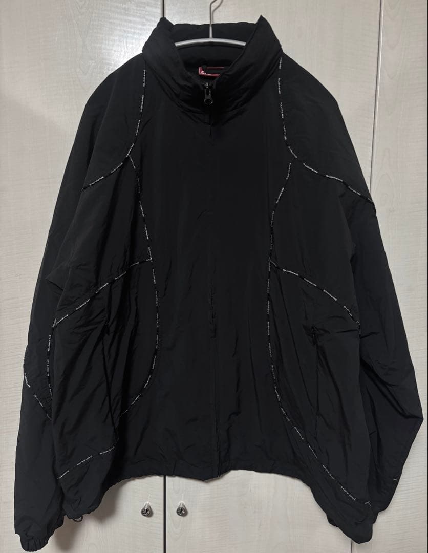 【美品】Supreme piping track jacket