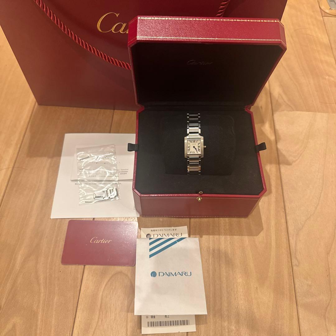 カルティエ　タンクフランセーズsm お値段交渉してください