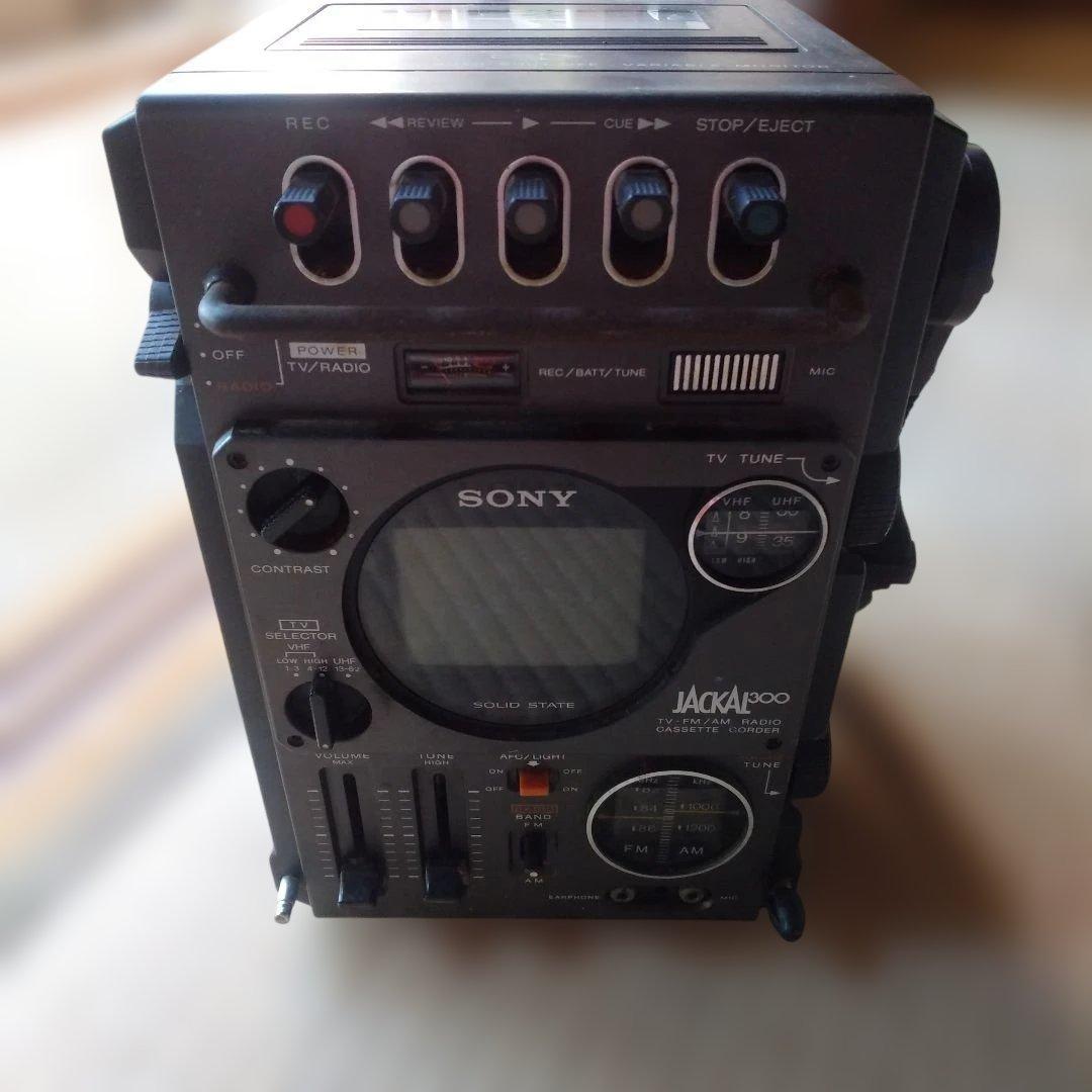 昭和レトロ　SONY ジャックポー カセットテープレコーダー