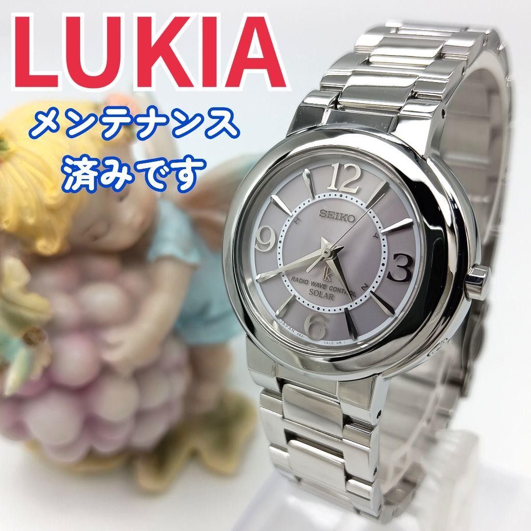 【美品 電波ソーラー】セイコー　ルキア　レディース腕時計　aB8-L-1