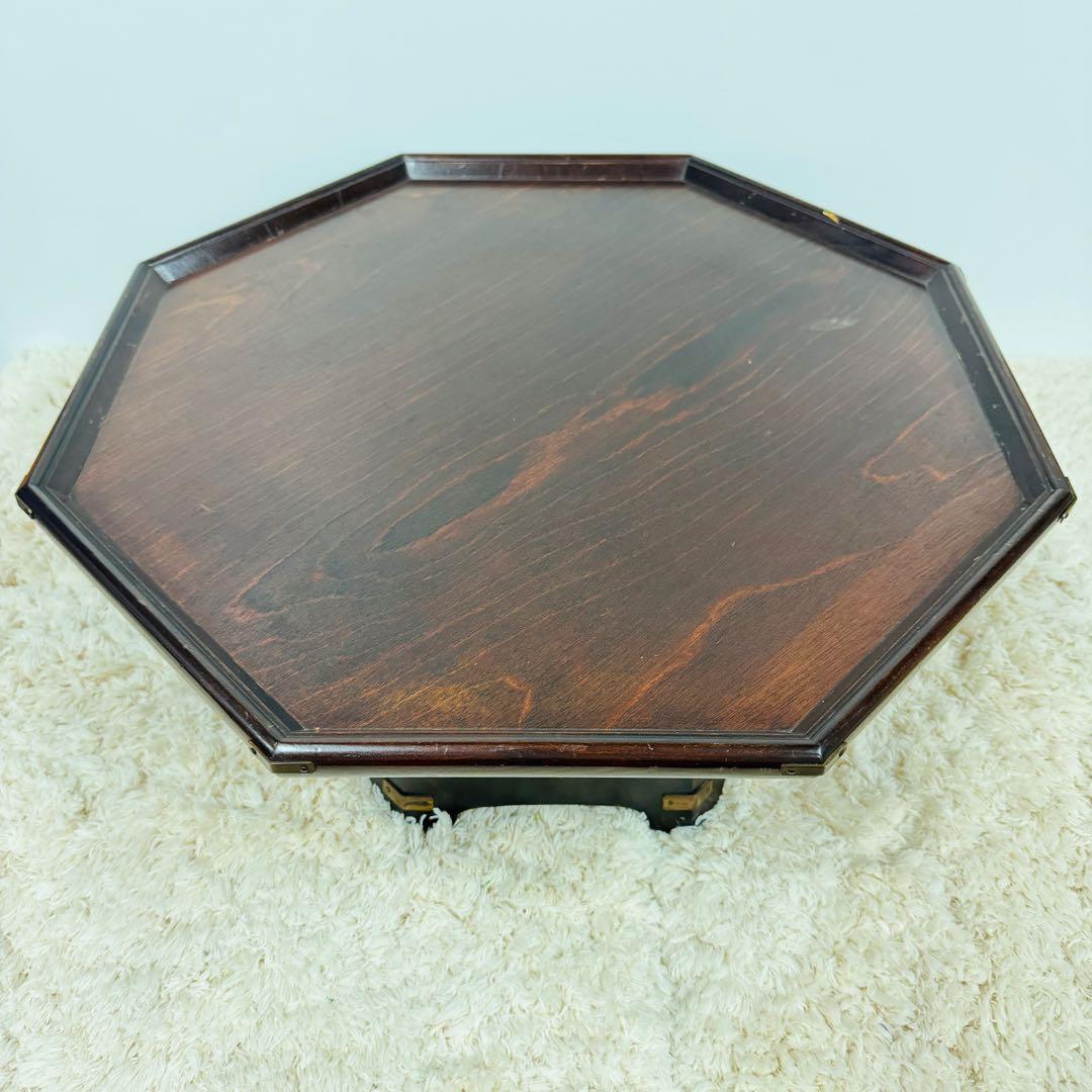 松本民芸家具 八角卓 折りたたみ式 ローテーブル 座卓 茶道具 和家具 希少品