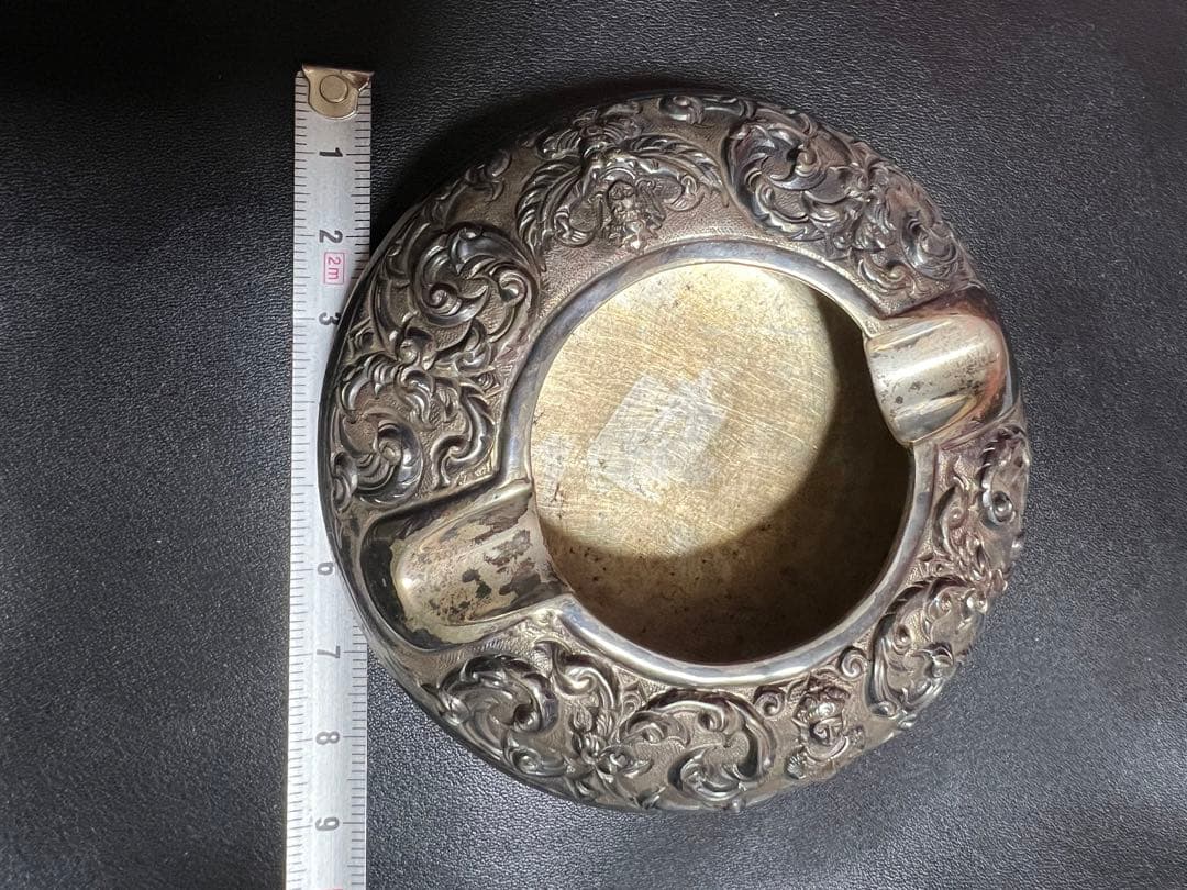 シルバー灰皿　アンティーク　スターリングシルバー