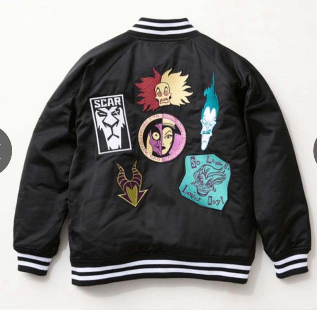 Disney ヴィランズ　ユニセックススカジャン