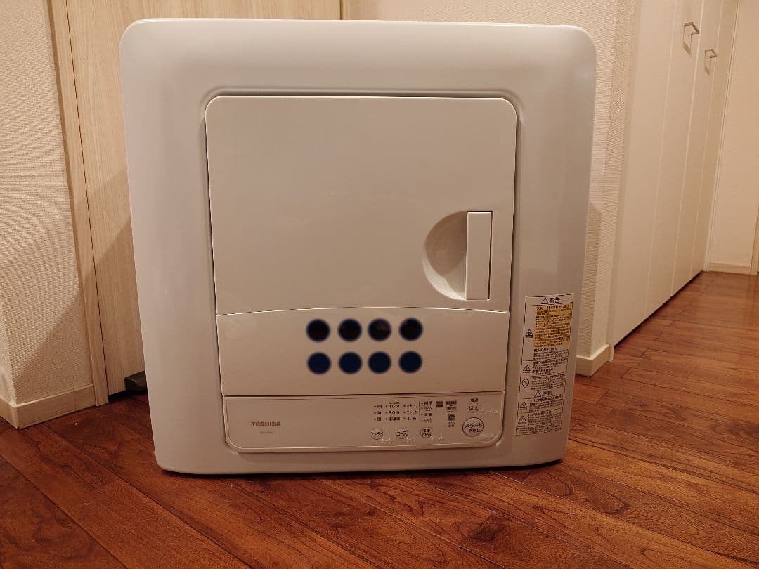 TOSHIBA ED-608 電気式衣類乾燥機 東芝　乾燥機　ドラム　送料込