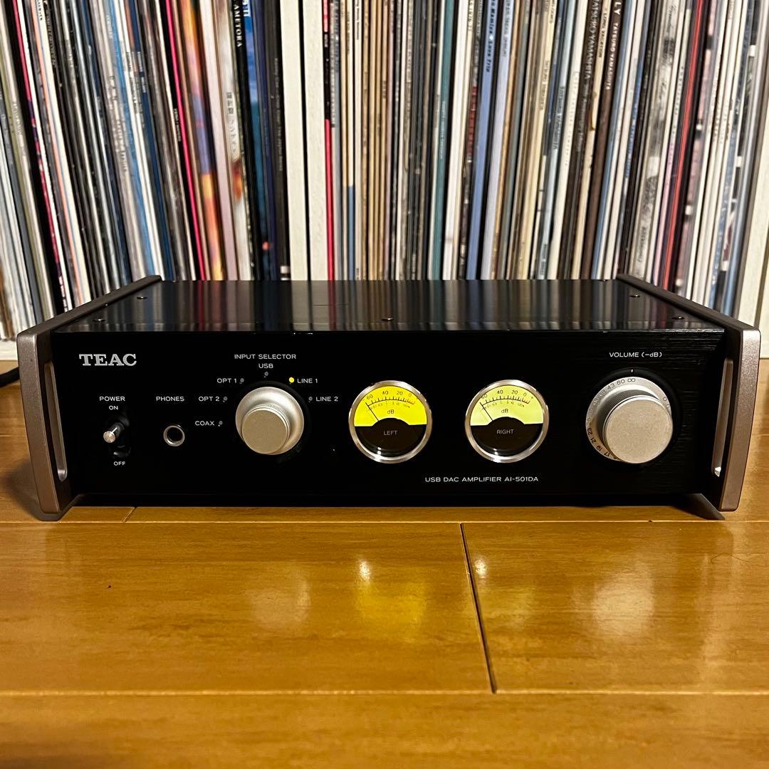 TEAC AI-501DA-B USB DACアンプ リモコン電源ケーブル付