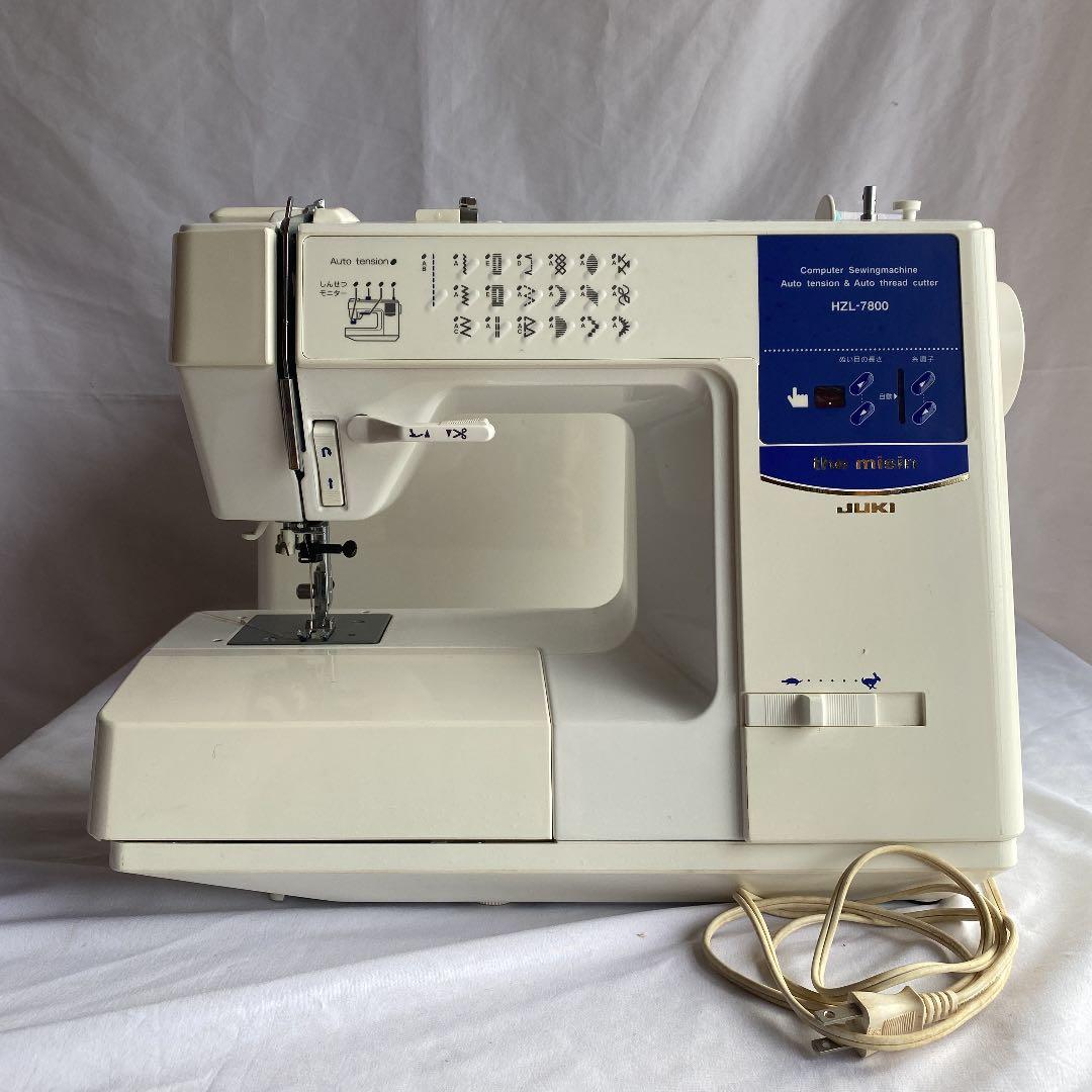 juki ミシン　HZL-7800 通電確認