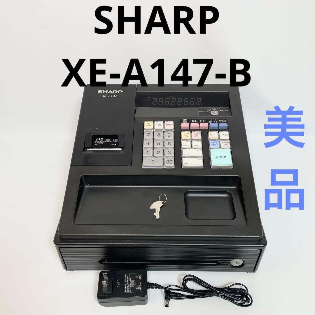 SHARP レジスター XE-A147 ブラック