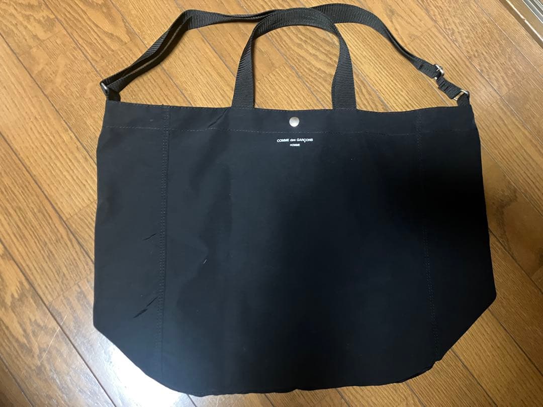 【コムデギャルソンオム】トート／ショルダー2ウェイバッグ 黒