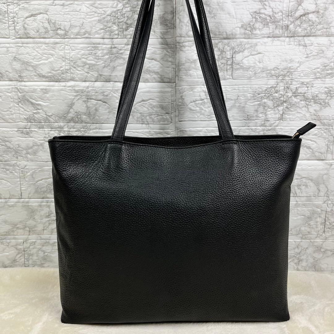 【極美品】 ハッシュタグ メンズ ビジネス トートバッグ A4可 肩掛け シボ革