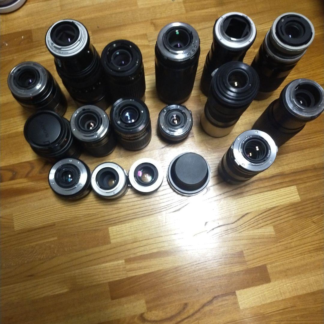 MF AF レンズ　まとめて　キャノン　ミノルタ　シグマ　タムロン　ヤシカなど