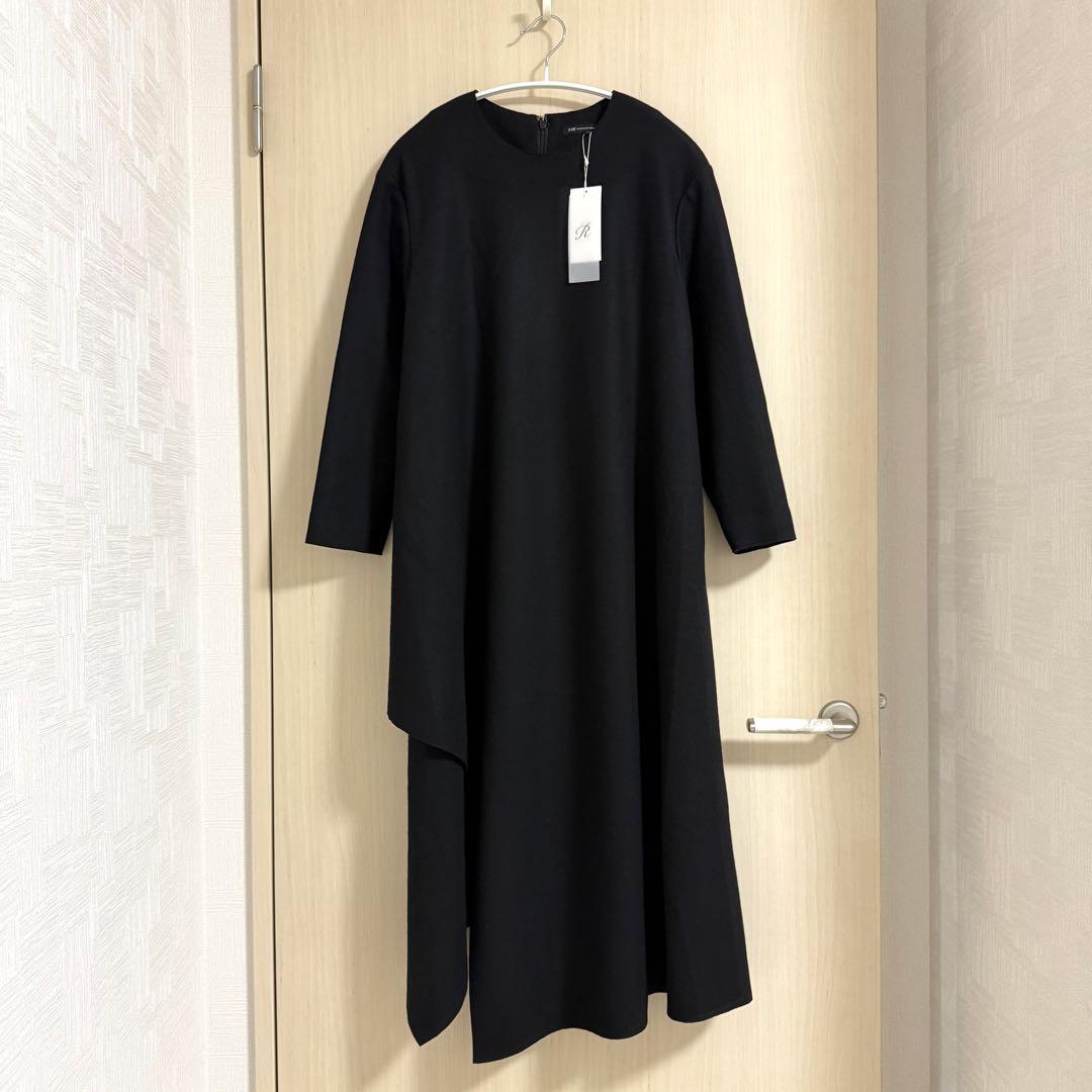 ■新品 23区 髙橋リタさんコラボ ファインウールジャージー イレヘムワンピース