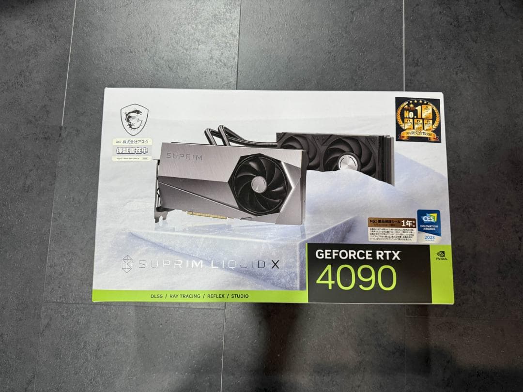 グラフィックボード・グラボ・ビデオカード MSI GeForce RTX4090 SUPRIM LIQUID