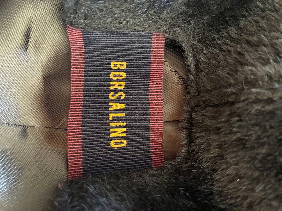 Borsalino ボルサリーノ　キャップ　黒　XL