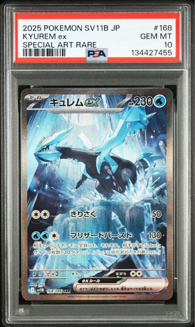 キュレムex SAR PSA10 鑑定品