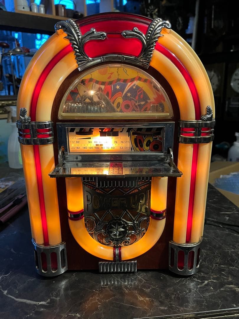 ジュークボックス ラジオ 昭和レトロ ジュークボックス ラジオ感度良好