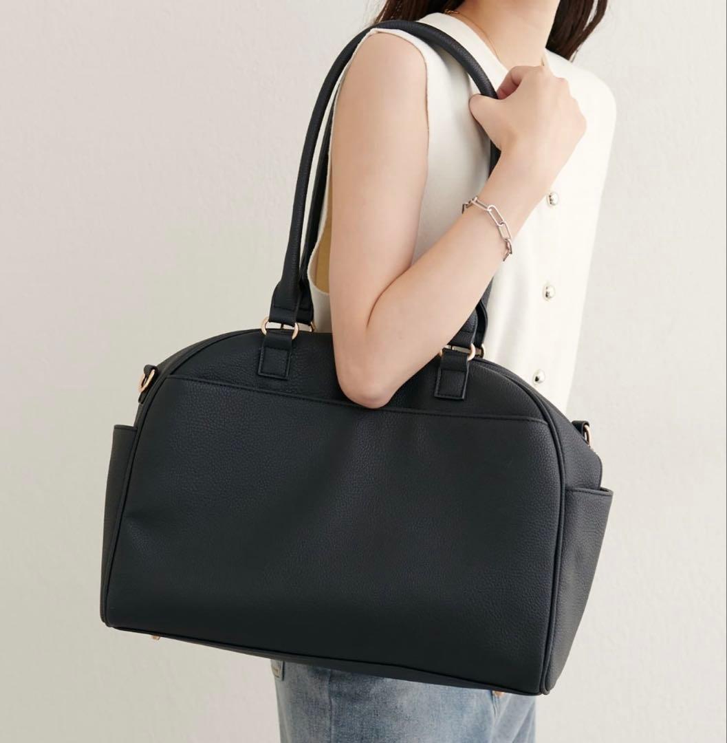 natural couture osono ボストンキャリーオンバッグ　ブラック