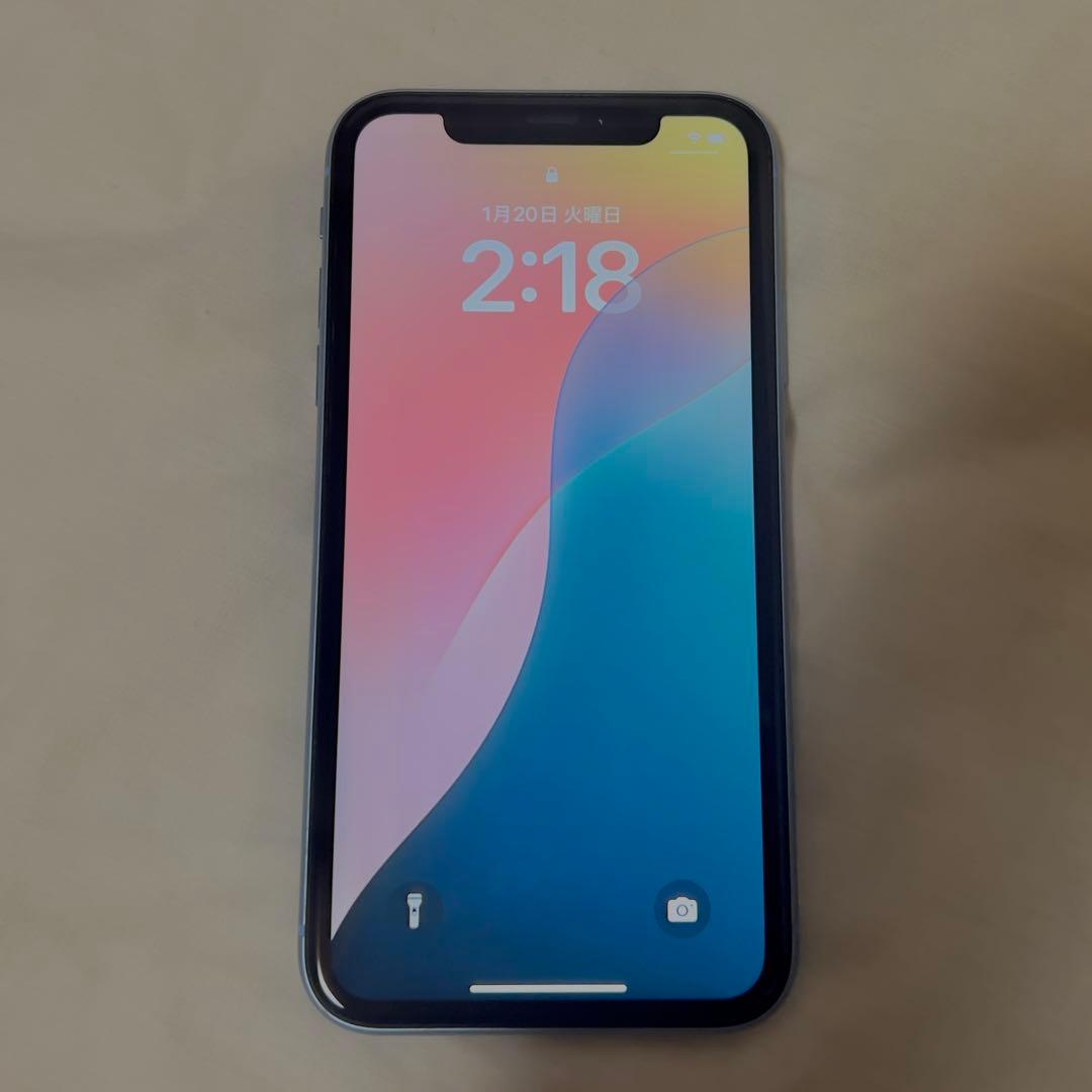 Apple iPhone XR 128GB 本体 ブルー