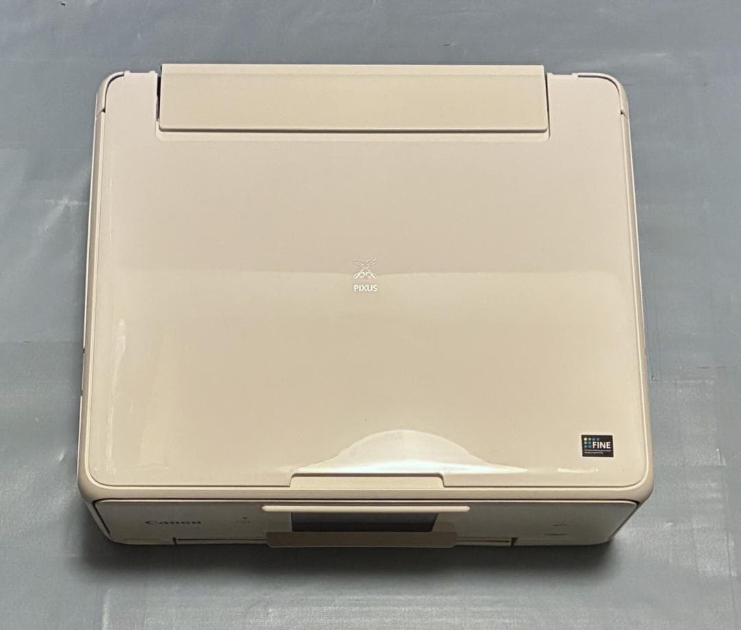 【動作OK】印刷枚数極少！！　Canon　キャノン　プリンタ　TS8030　白