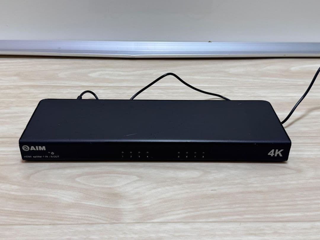 AIM 4K対応 HDMIスプリッター AVS-4K108 動作確認済み