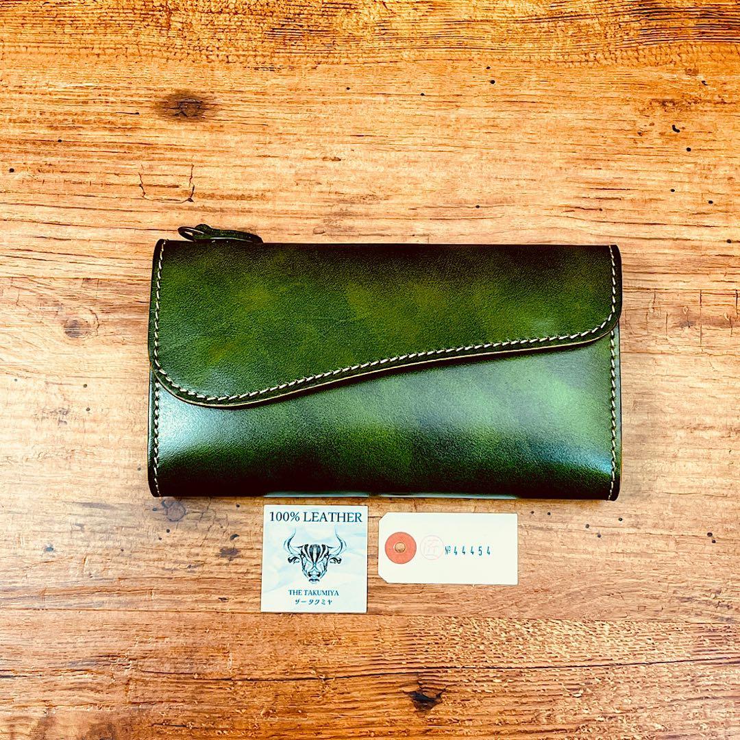 メンズ 財布 長財布 本革 ラウンドファスナー メンズ ヌメ革 栃木レザー