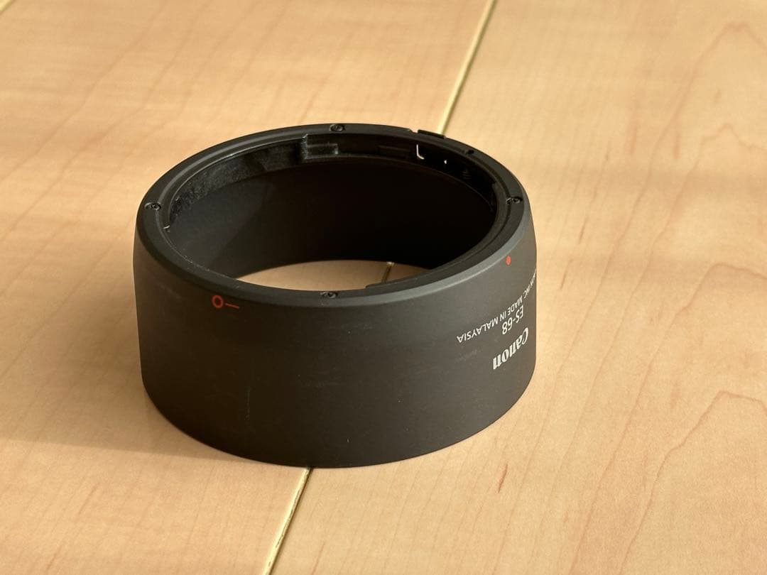 Canon EF 50mm F1.8 STM フード、レンズ保護フィルター付き