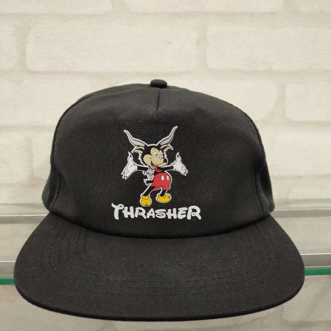 鬼レア THRASHER（スラッシャー）サタンミッキー 　コラボキャップ