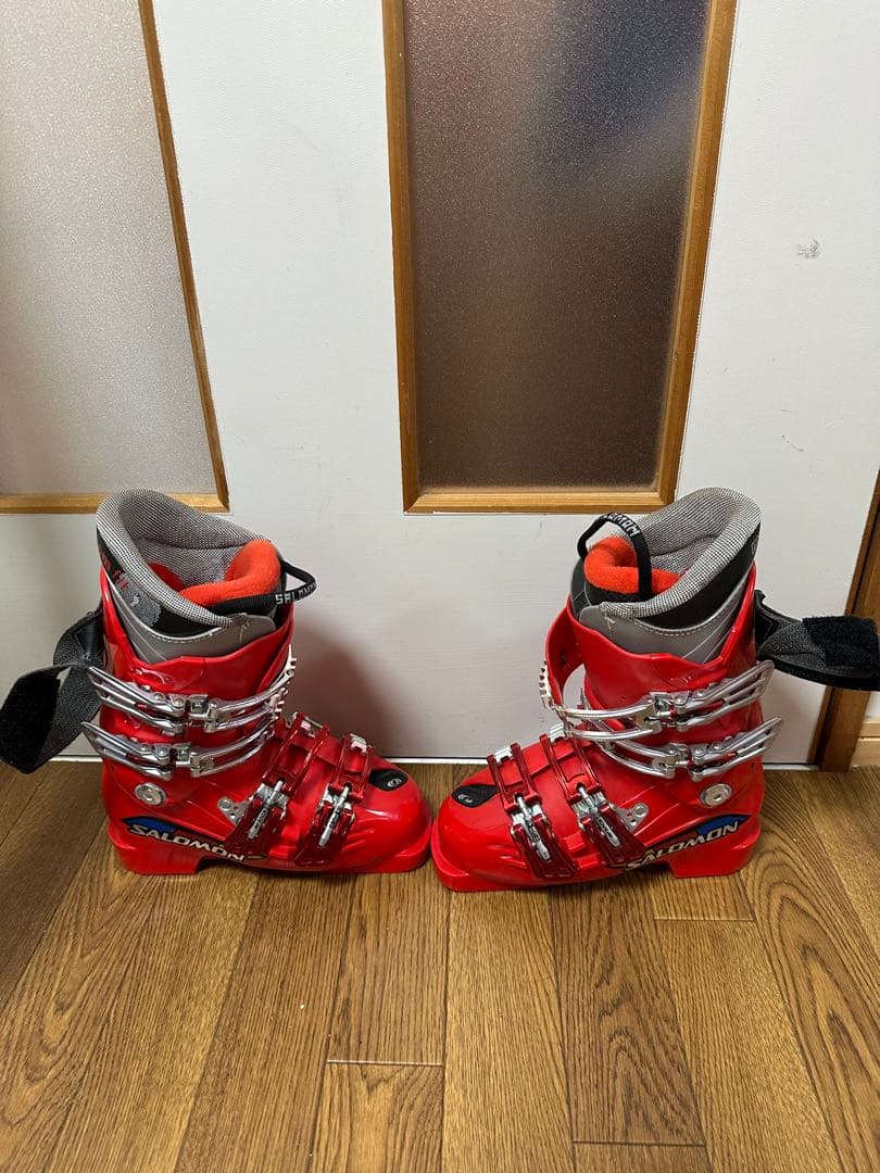 KAZAMA スキー板120cm,ブーツ26”22.5cm,ストック100cm