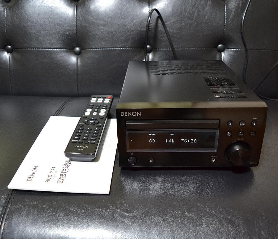 【美品】DENON RCD-M40 CDレシーバー Bluetooth機能搭載