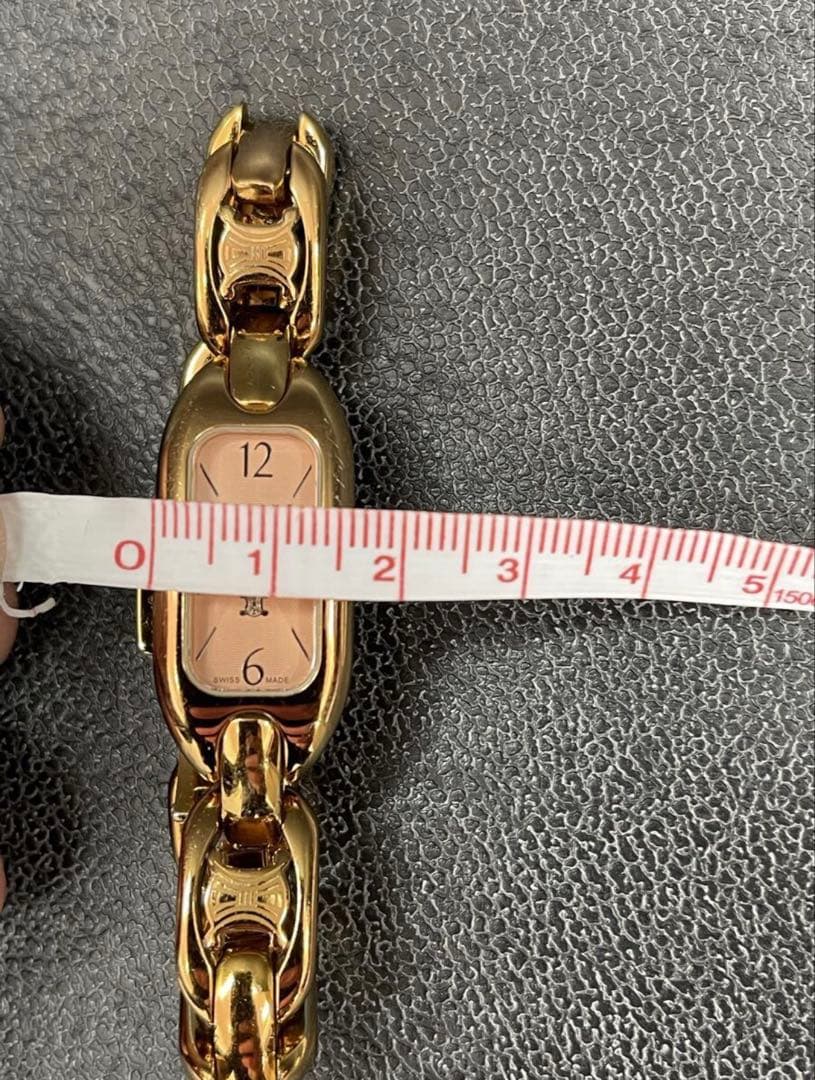 CELINE セリーヌ 腕時計 マカダム バングル レディース