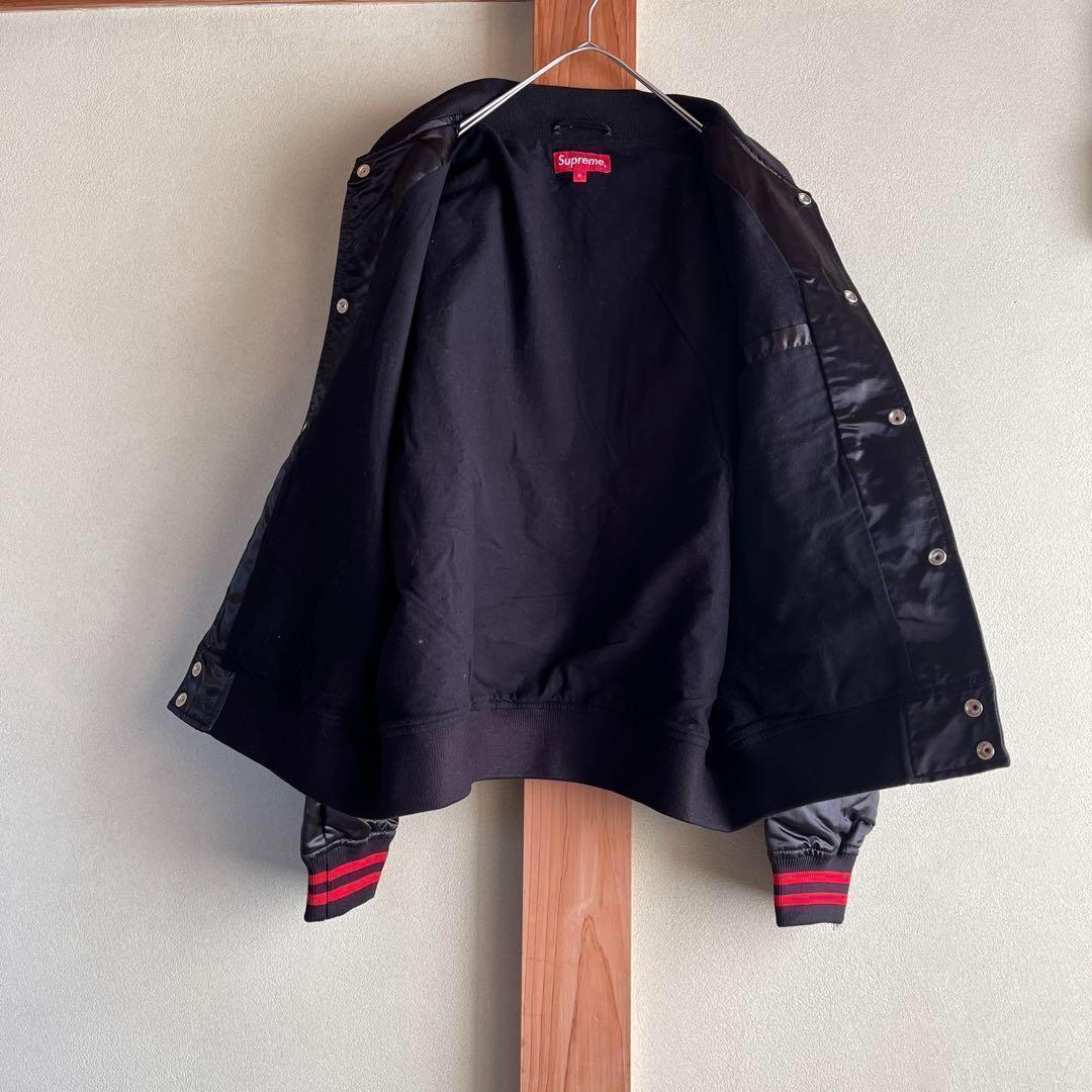 シュプリーム × スラッシャー 刺繍ロゴ スカジャン ブルゾン