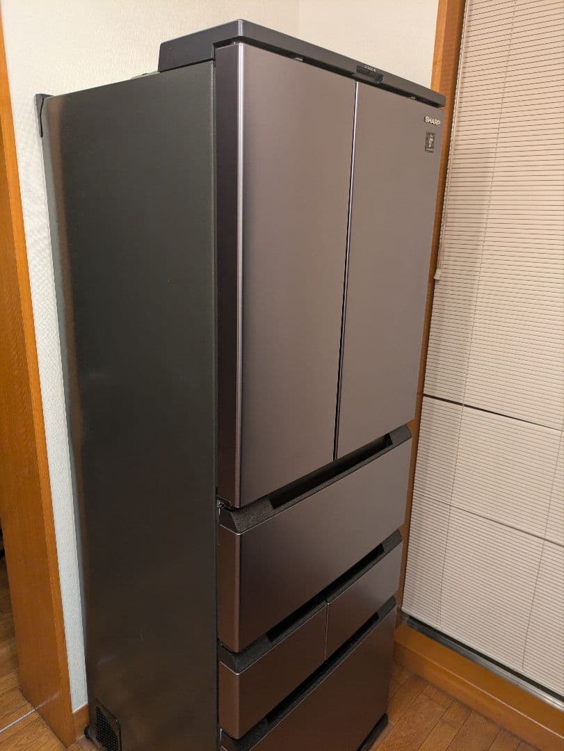 【9月末まで】SHARP メタルドア 冷蔵庫 2024年購入